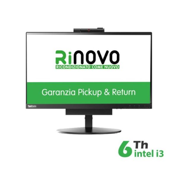 PC M710Q ALL IN ONE INTEL CORE I3-6X00 16GB 256GB SSD 22" WINDOWS 10 PRO - RICONDIZIONATO - GAR. 12 MESI (RN89432001)